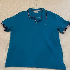 Men's Teal Blue Polo Shirt